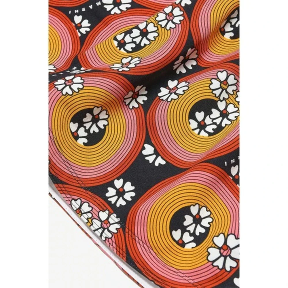 MARNI‎ Circles & Flowers flared short girl's SKIRT Size 4 NEW